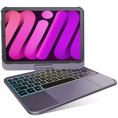 Edaiser Case For IPad Mini 6th Generation 8.3-inch Keyboard With RGB Backlight • $97.79
