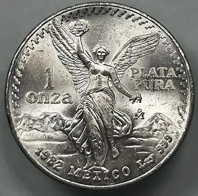 1982 Mexico 1 Oz Onza Silver Libertad BU .999 Pure Plata Pura 1st Year Mintage • $49.95