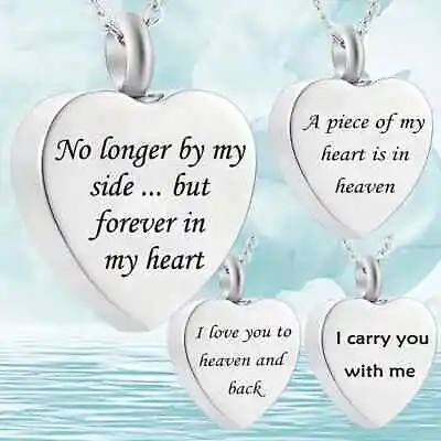 Cremation Jewellery Urn Necklace Pendent Ashes Locket Keepsake Memorial Funeral • £8.35