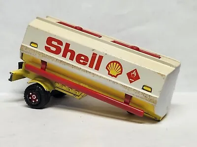 Vintage Majorette Supermovers Shell Pup Tanker White France Ho Scale • $8.99