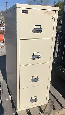 FireKing 2-hour Rated  4 Drawer 26  Drawer Fire Resistant File Cabinet • $1545