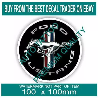 Ford Mustang Decal Sticker Retro For Ford Hot Rod Rat Rod Vintage Stickers • $5.50