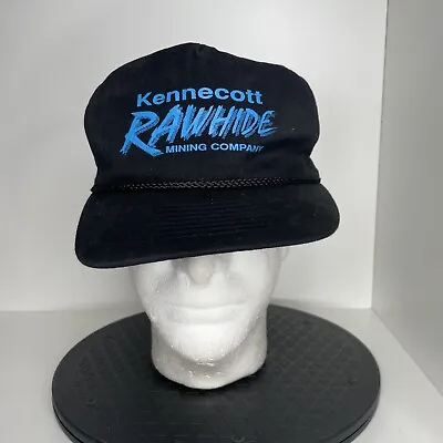 Vintage Mining Hat Adjustable Kennecott Rawhide Company Miner Snapback Cap • $24.98