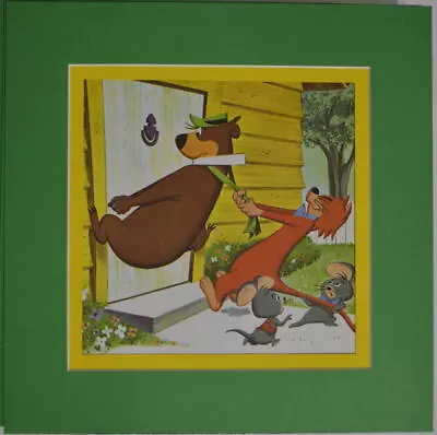 YOGI BEAR PIXIE & DIXIE & MR. JINKS LOCKED OUT Print Professionally Matted HB  • $20.23