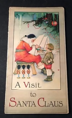 Vist To Santa Claus ORIGINAL 1919 FIRST PRINTING / First Edition • $110
