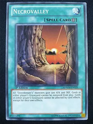 Necrovalley SDMA - 1st Ed Yugioh Card #QU • £7.19