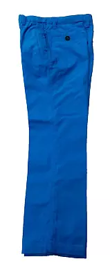 Mini Boden Blue Adjustable Waist Soft Chinos 8 EUC • $15