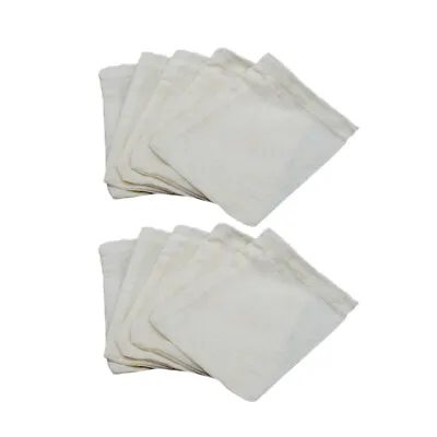 £3.92 • Buy  20 PCS Cloth Tea Bags Reusable Cotton Filter Paper Empty Coffee
