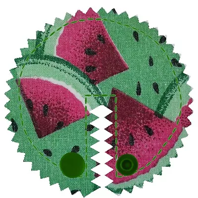 G-tube Pads Mic-key Button Feeding Tube Pads.. Watermellons  • $2.25