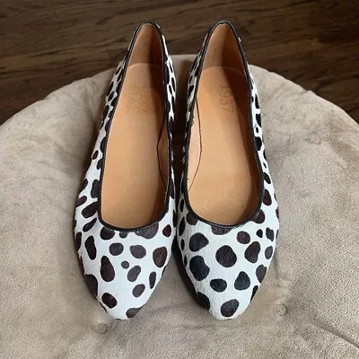 Madewell 1937 Sz 6.5 Women’s Calf Hair Flat Animal Print • $11.20