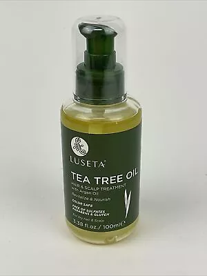 Luseta Tea Tree Oil Hair Scalp Treatment Argan Oil 3.38 Fl Oz / 100 Ml • $11.99