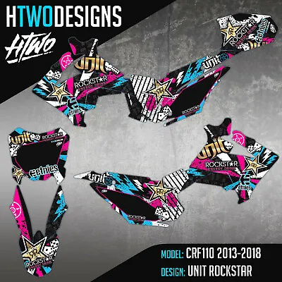£74.93 • Buy Honda Crf110 Motocross Graphics Mx Graphics Cr 110f Crf 110 Pit Bike / Stickers