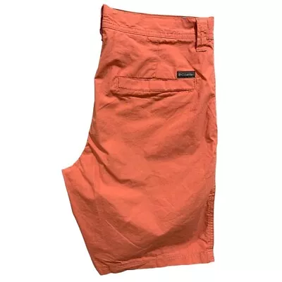 32 X 10 Columbia Men's Washed Out Short Coral Chino Shorts • $24.65