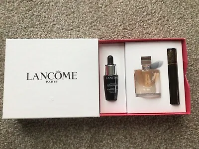 Lancôme 3 Piece Miniature Gift Set # Genefique Concentrate # Mascara # Perfume • £17.99