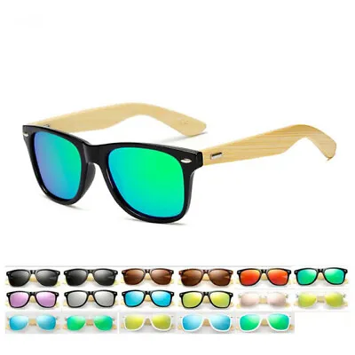 $22.95 • Buy Unisex Bamboo Polarized Sunglasses Fashion Women Men Wooden UV400 Protection