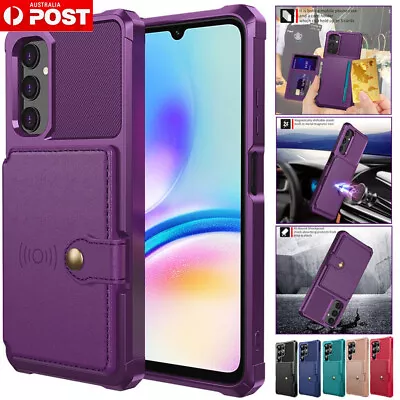 For Samsung Galaxy A05S A15 A35 A55 A14 A54 A13 A52 Wallet Case Shockproof Cover • $15.39