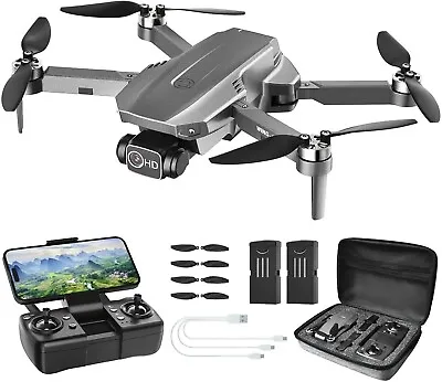 Drone RC Drones Pro 4K HD Dual Camera GPS WIFI FPV Quadcopter Brushless Foldable • $128.23