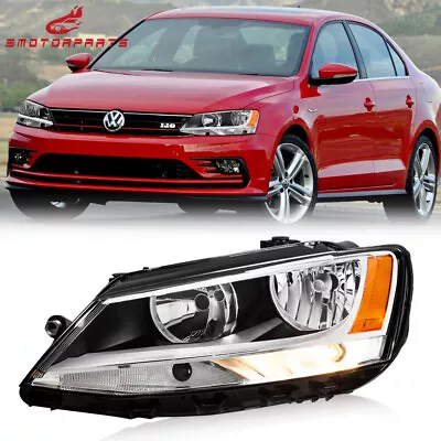 Left/Driver Side Headlights Assembly For 2011-2018 Volkswagen VW Jetta Sedan • $63.95