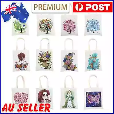 $14.20 • Buy Fashion DIY Diamond Painting Handbag Tote Mosaic Reusable Resin Shoulder Bags