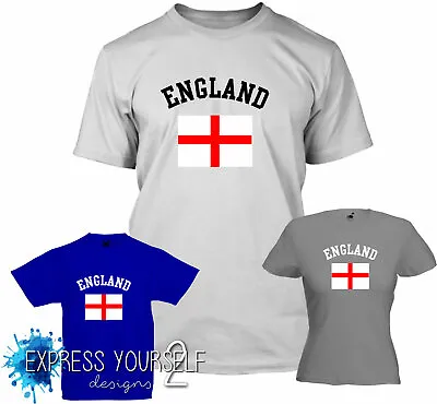 £8.99 • Buy ENGLAND - T Shirt, ST GEORGE , RUGBY , FOOTBALL , EUROS , WORLDCUP 