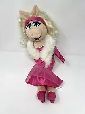 Disney Store Miss Piggy 20” Stuffed Plush Doll The Muppets Movie W/ Pink Dress • $16.99