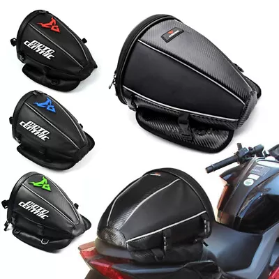 Motorcycle Suitcase Sports Rear Bag Waterproof Backpack Tail Tank Bag Seat Bag • $29.13