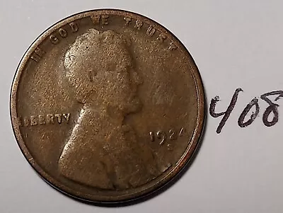 1924-S Lincoln Wheat Cent       #408 • $1.79