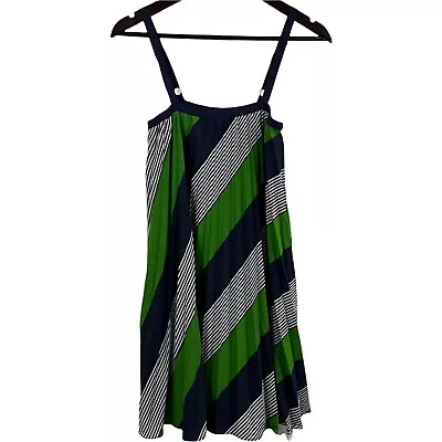 Thakoon For Target Green Blue Pleated Dress Size 1 • $21.62