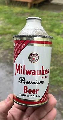Vintage Milwaukee Beer Waukee Brewing Cone Top Can Hammonton NJ  • $9.99