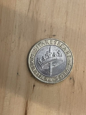 £2200 • Buy 2016 William Shakespeare 2 Pound Coin Crown Rare
