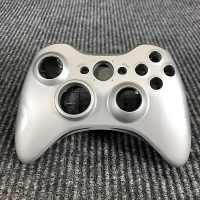 $6.99 • Buy OEM Microsoft Xbox 360 Controller Shell Front Back Silver Game Pad Housing