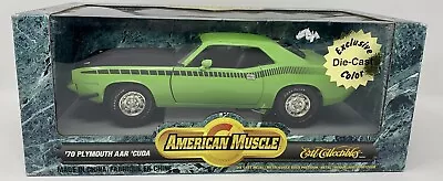 1:18 Scale 1970 Plymouth Cuda AAR 6 Pack Lime Green/Black • $65