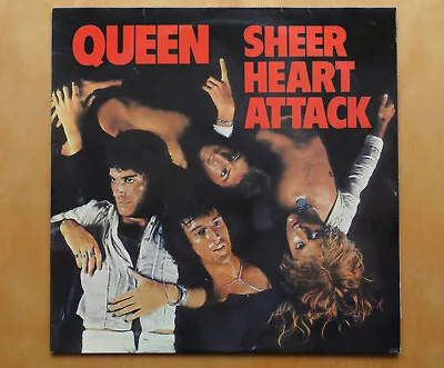 Queen - Sheer Heart Attack - UK LP EMI 1974 - 3U-4U - Unmarked Vinyl Nice Copy • £19.99