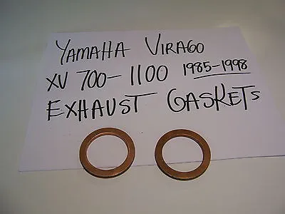 Yamaha Virago Xv 750-1100 Exhaust  Header Pipe Gaskets  • $10