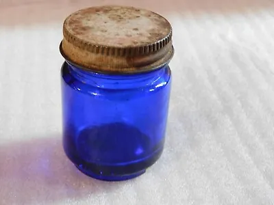 Vintage Vick's Vaporub Cobalt Blue Bottle - Excellent Condition  • $9.46