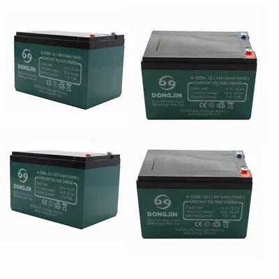 4pc 12V 12AH 6-DZM-12 Compatible Battery GO KART ATV Scooter Mobility Golf Cart • $209.41