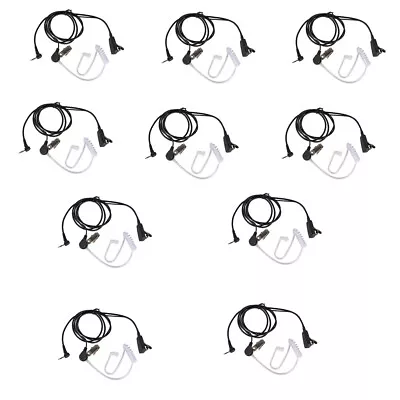 10x Covert Acoustic Tube Earpiece For Motorola T6200 T6400 MB140R EM100R MR350R • $39.99