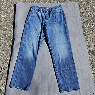 J Crew Blue Slouchy Boyfriend Jeans Size Size 30*  Medium Wash • $19.99