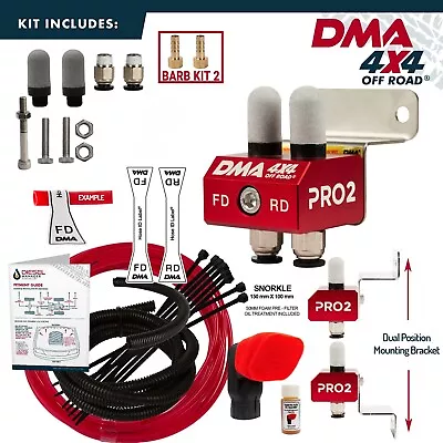 Diff Breather Kit 2p + Snorkel Sock Patrol Navara D22 D40 Mq Gu Gq F&r Diff Red • $49.50