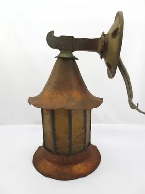 Antique Mission Hand Hammered Copper Porch Light Sconce Lamp Arts & Crafts Tudor • $399.99