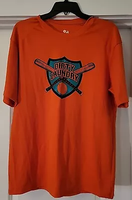 Orange Dirty Laundry Jersey Baseball Softball #17 Men's Medium Unique Fun • $7