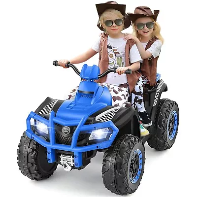 ELEMARA 2 Seater Kids Ride On ATV 12V 4 Wheeler Quad Car Toy With 10AH Batte... • $378.69
