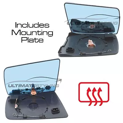 Wing Mirror Glass Mercedes C Class S202 & W202 1993-2000 Heated Convex 1 Pair • $53.29