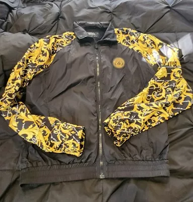 Versace Barocco Print Windbreaker Jacket EU 50/US XL • $390