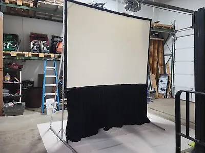 Dalite 8x6 Projector Screen With Front And Rear Projection Surfaces • $800