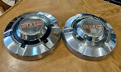 2 Vintage 1969-1975 GMC 3/4 1 Ton Truck 12  Stainless Steel Dog Dish Hubcaps • $99.99