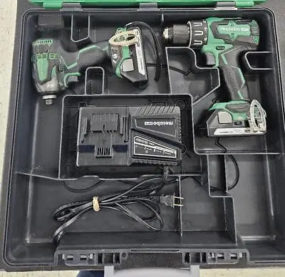 Metabo 18v DV18DBFL2Hammer Drill+WH18DBDL2Impact Driver + 2-Batterie (PD2086600) • $99.99