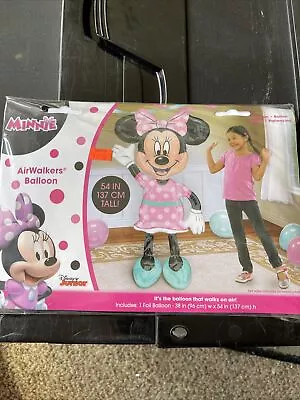 Life Size Minnie Mouse 54  Jumbo Huge Airwalker Foil Balloon Party Disney NEW • $13