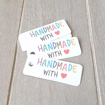 $13 • Buy 30x Handmade With Love Gift Tags Thank You Tag Wedding Favour Baby Shower