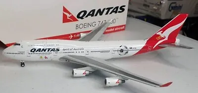 1/400 Gemini Jets Qantas Boeing 747-400 VH-OEJ Diecast Model GeminiJets • $84.19